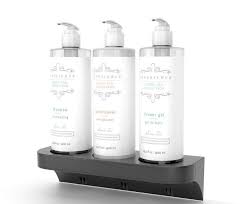 TAPPER PROOF DISPENSER FOR 400ML SHAMPOO, CONDITIONER AND BATH GEL