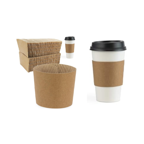 Coffee Cup Sleeve 8oz Kraft Brown