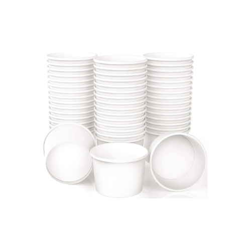 8oz Ice Cream Cup - White