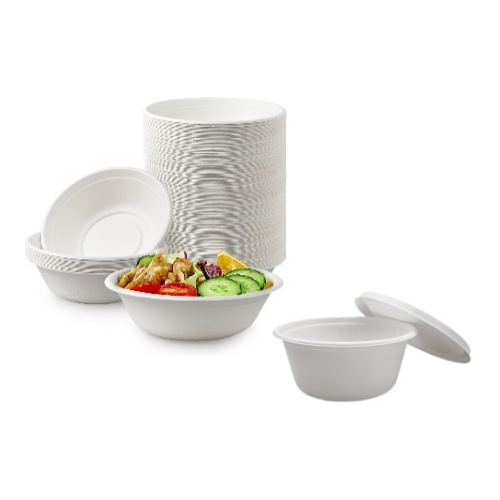 650ml & 850ml Bagasse Bowl Lid