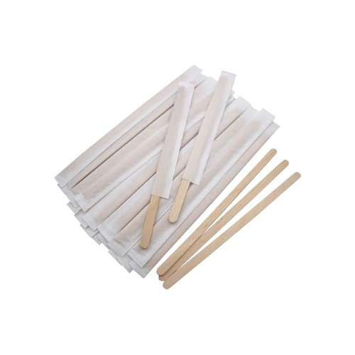 Wooden Stirrers 140mm Individually Wrapped