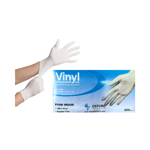 Vinyl Gloves Medium Powder Free
