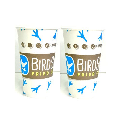 16oz Bird Shack Logo Paper Cups