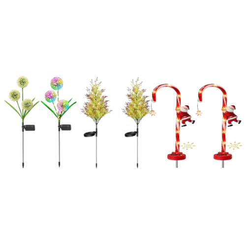 Solar Ground Light Christmas Design